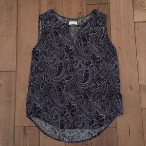 Velvet brand navy blouse size small.